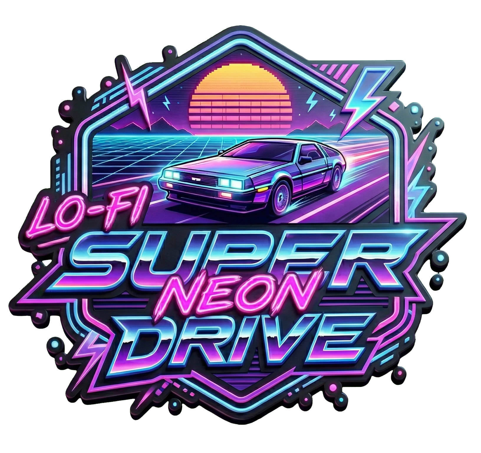 Lo-Fi Super Neon Drive